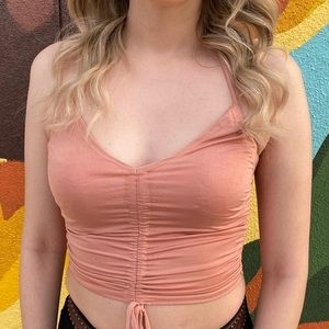 NEW PEACHY NUDE CROP TOP
